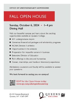 CUNY Queens College Open House